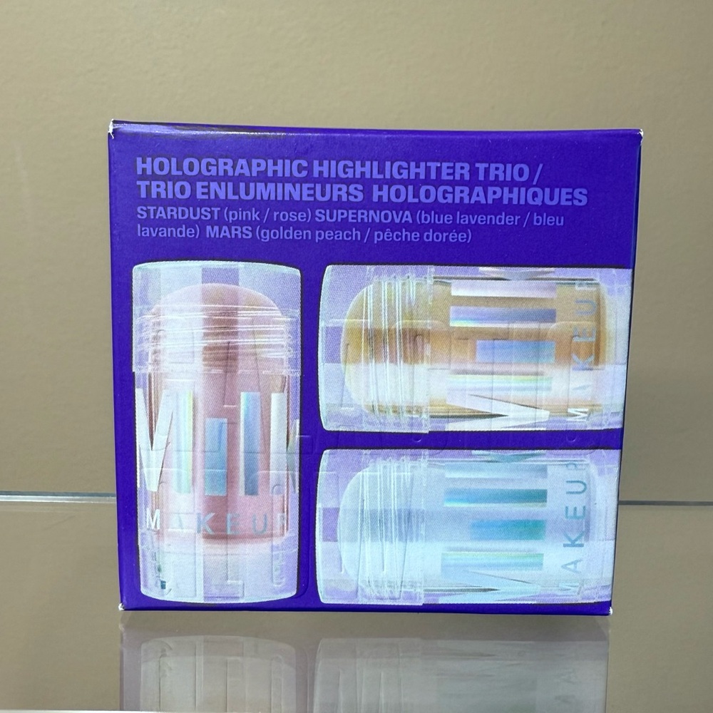 MILK MAKEUP Galactic Glow Holographic Highlighter Trio